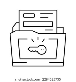 Lösungen für komplexe Geschäftsabläufe Linie Symbol Vektorgrafik. Lösungen für komplexe Geschäftsabläufe. isoliertes Kontursymbol