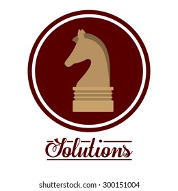 Solutions digital design, vector illustration eps 10