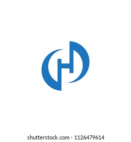 solutions H letter logo vector