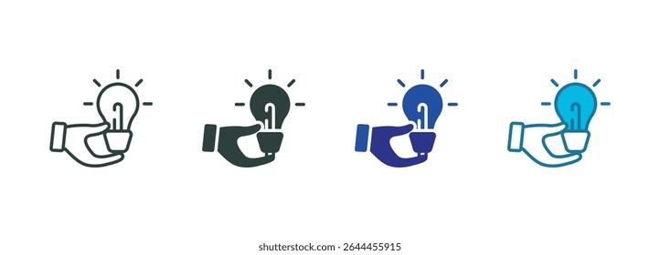 Solutions Icon Set Multiple Style Of