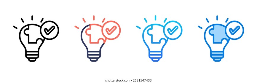 Solutions icon sheet multiple style collection