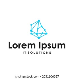 IT Solutions Logo For Your Company, Editable