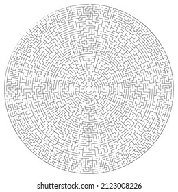 Solvable maze labyrinth vector ilustration
