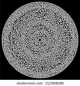 Solvable maze labyrinth vector ilustration