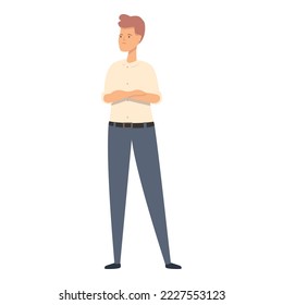 Solve agent icon cartoon vector. Crime detective. Man investigator