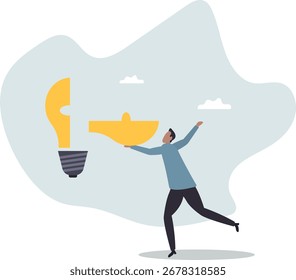 Solve business problem with creativity, finishing or complete brilliant idea,about a man and his life.