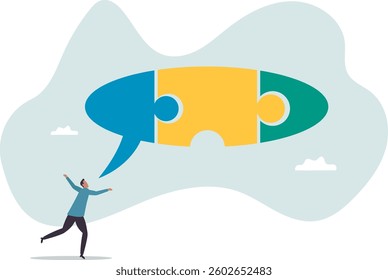 solve or help employee communicate with dialogue puzzle, discussion or negotiation skill.character for design.
