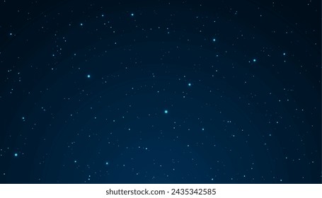 solve the mystery and magic of universe with night sky view banner vector