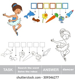 Solve the rebus and find the word DANCER.