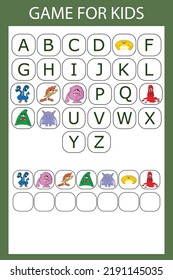 Resuelva el acertijo y recoge la palabra. Hoja de trabajo para niños de preescolar, hoja de actividades para niños, hoja de trabajo imprimible
