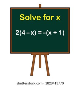 solve for x, mathematical equation