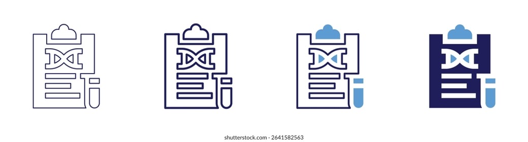 Solvent evaporation icon in 4 different styles. Thin Line, Line, Bold Line, Duotone. Duotone style. Editable stroke.