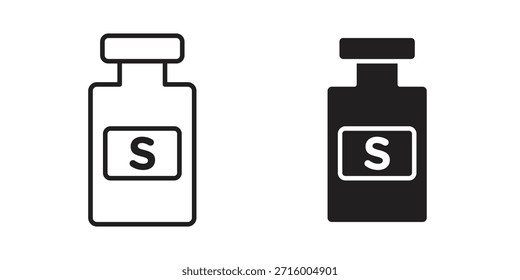 Solvent icon concept for infographic, website or app.