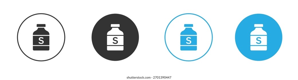 Solvent icon. Graphic icon design template