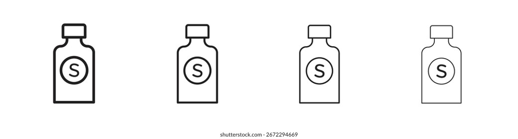 Solvent icon symbols collection. Vector EPS 10