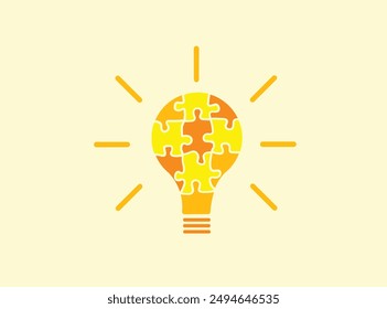 Solving complex problem with appropriate idea illustration