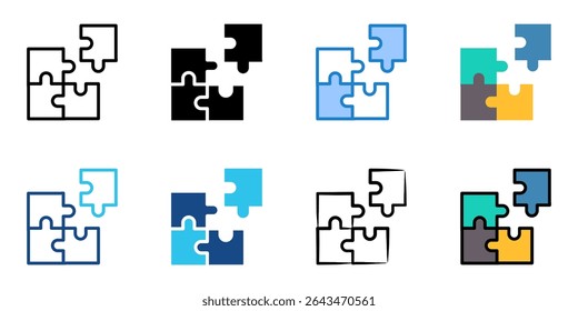 Solving icon set multiple style collection 
