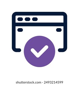 solving icon. vector dual tone icon for your website, mobile, presentation, and logo design.