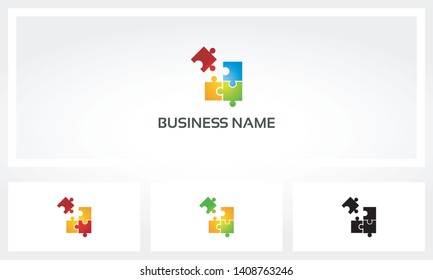 Solving Jigsaw Puzzle Piece Logo