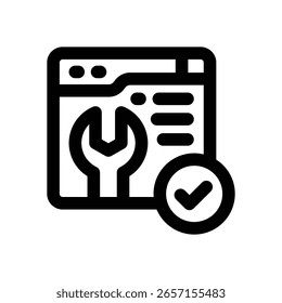 ícone resolvendo linha. Ícone de vetor limpo e minimalista para sites, aplicativos móveis, apresentações e logotipos. Totalmente dimensionável e personalizável para qualquer projeto.