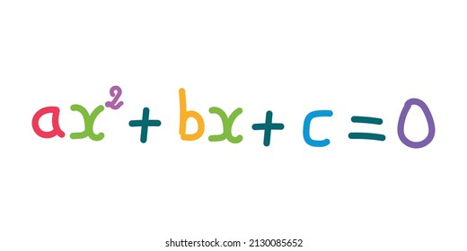 Solving a quadratic equation formula in mathematics