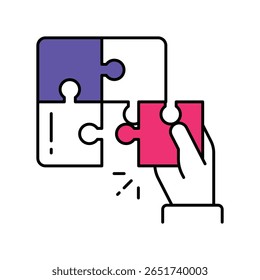 Ícone de estilo de ilustração do contorno Preenchido do Vetor de Resolução. Arquivo EPS 10