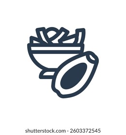 Som Tam Vector Icon for Songkran