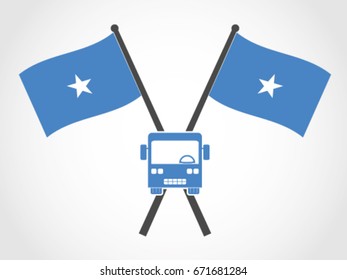 Somalia Emblem Bus