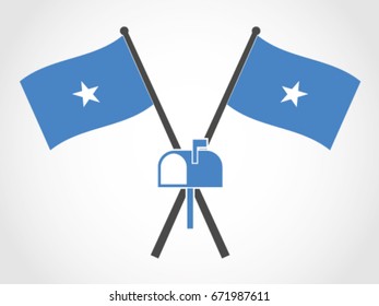 Somalia Emblem Mailbox