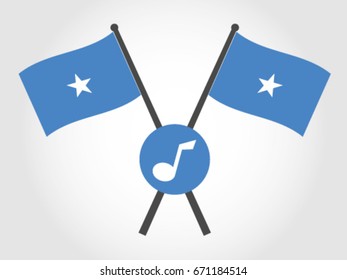 Somalia Emblem Musician