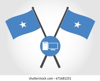 Somalia Emblem Personal Computer