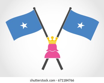 Somalia Emblem Queen