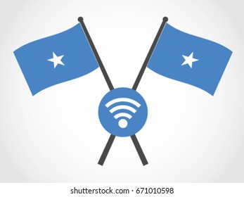 Somalia Emblem Wireless Connection