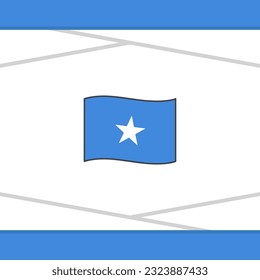Somalia Flag Abstract Background Design Template. Somalia Independence Day Banner Social Media Post. Somalia Vector