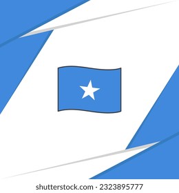 Plantilla de diseño de fondo de resumen de la bandera de Somalia. Cartel del Día de la Independencia de Somalia en medios sociales. Somalia