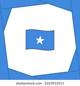 Somalia Flag Abstract Background Design Template. Somalia Independence Day Banner Social Media Post. Somalia Banner