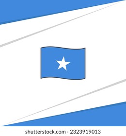 Somalia Flag Abstrakte Hintergrunddesign-Vorlage. Somalia Independence Day Banner Social Media Post. Somalia-Design