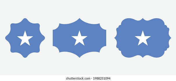 Somalia flag. flat icon symbol vector illustration