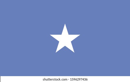 Somalia flag national African flat icon, Africa illustration vector 