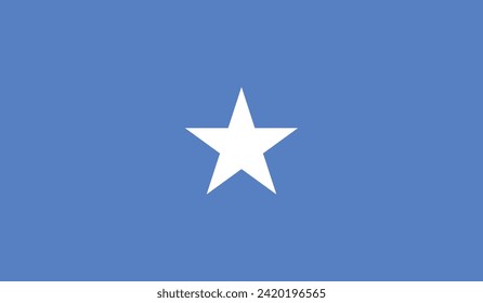 Ilustración de las existencias de diseño de vectores de bandera de Somalia