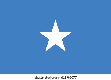 Somalia flag vector eps10. Somali flag vector. A Flag Illustration with rounded corners of the country of Somalia
