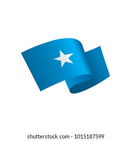Somalia flag, vector illustration