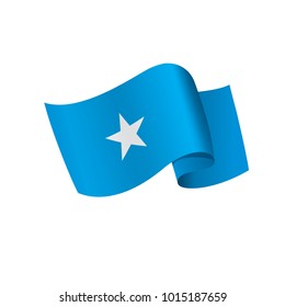 Somalia flag, vector illustration