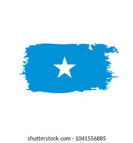 Somalia flag, vector illustration