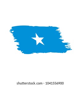 Somalia flag, vector illustration