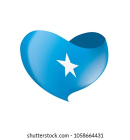 Somalia flag, vector illustration