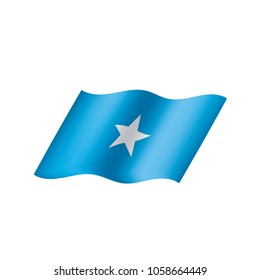 Somalia flag, vector illustration