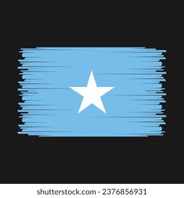 Somalia Flag Vector Illustration Design