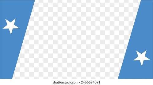Somalia flag  wave isolated on png or transparent background vector illustration.