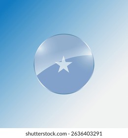 Somalia flags design vector illustration graphic of glossy buttons with identification pin vector illustration